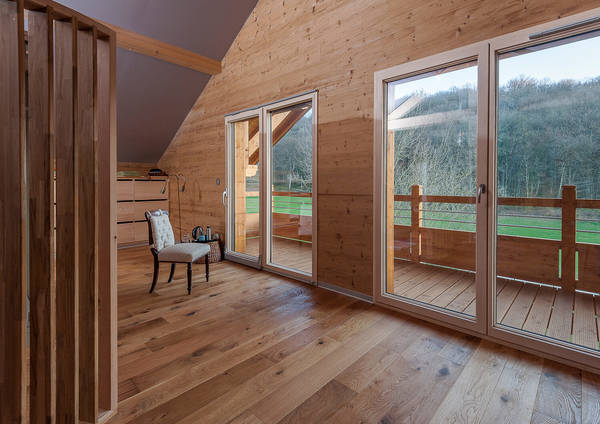 maison bois scandinave contemporaine